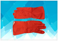 Resistenza non sterile di allergia di spessore 0.15mm dei guanti medici eliminabili di colore rosso fornitore
