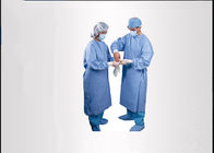 Virus resistente non tossico dell'abito della sala operatoria dell'acqua che invade con il polsino tricottato fornitore