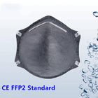 Il respiratore eliminabile del filtro a carbone FFP2, 4 maneggia la maschera di polvere eliminabile fornitore