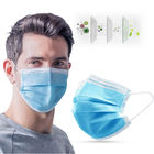 Maschera di protezione eliminabile non tessuta del blu maschera di protezione del virus di protezione di 3 pieghe anti fornitore