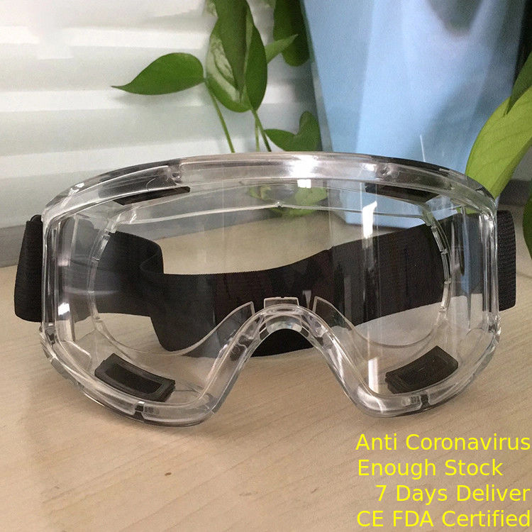 Progettazione regolabile della valvola di occhiali di protezione del PC della lente della prova medica trasparente della polvere fornitore