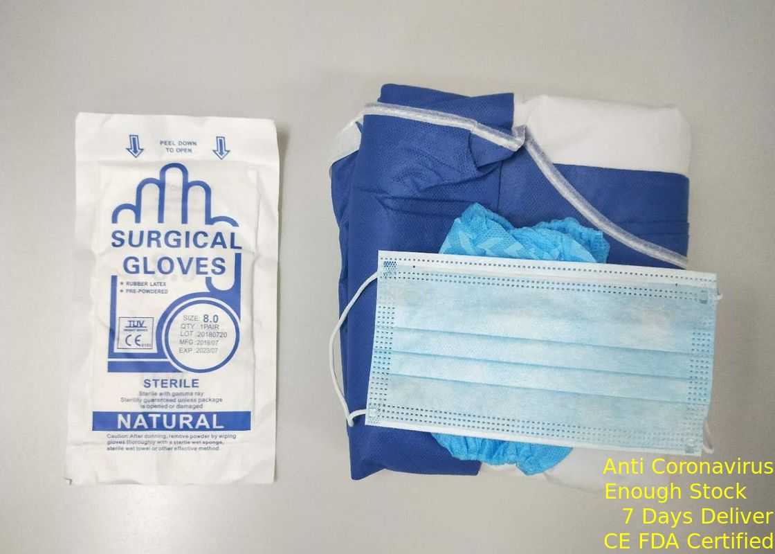 Dottore Disposable Surgical Drapes ed abbigliato SMS/speci non tessuto con la maschera di protezione fornitore