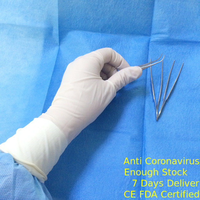 Applicazione elastica dell'esame medico dei guanti chirurgici eliminabili liberi della polvere buona fornitore