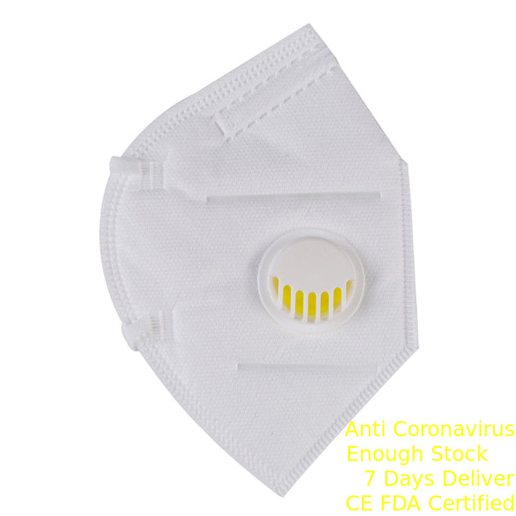 Colore bianco che piega il tipo d'attaccatura dell'orecchio della maschera del respiratore FFP2 per il luogo pubblico fornitore