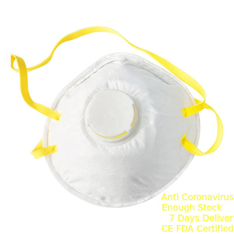 Tipo maschera eliminabile di FFP2, maschera di Earloop di polvere valvolata respirabile fornitore