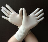 Polimero che ricopre i guanti sterili eliminabili, approvazione lunga COSÌ 13485 dei guanti del lattice del braccio fornitore